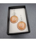 Earrings | Koorie Tales | Sunset Meeting | Silver Dotty Earrings